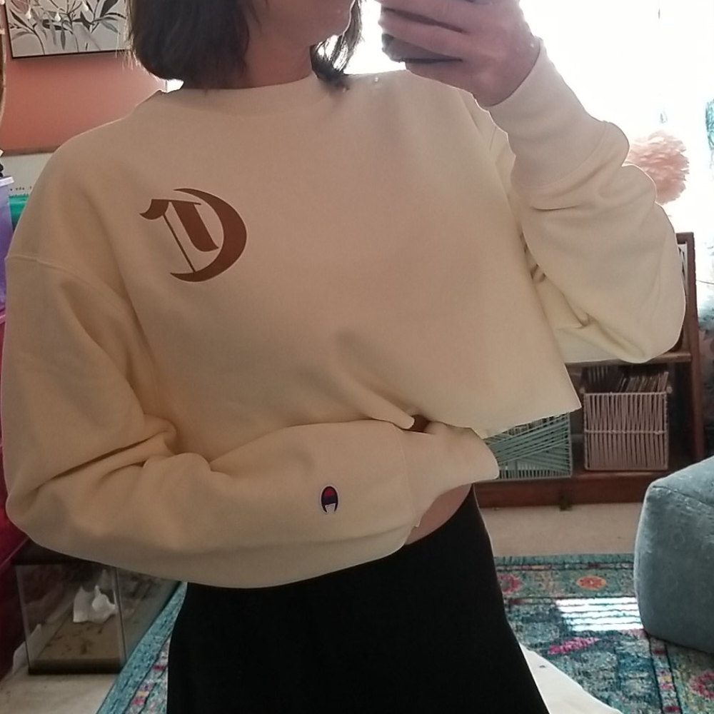 NWT cropped Champion sweatshirt